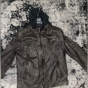 Gimo’s Genuine Lambskin Leather Jacket